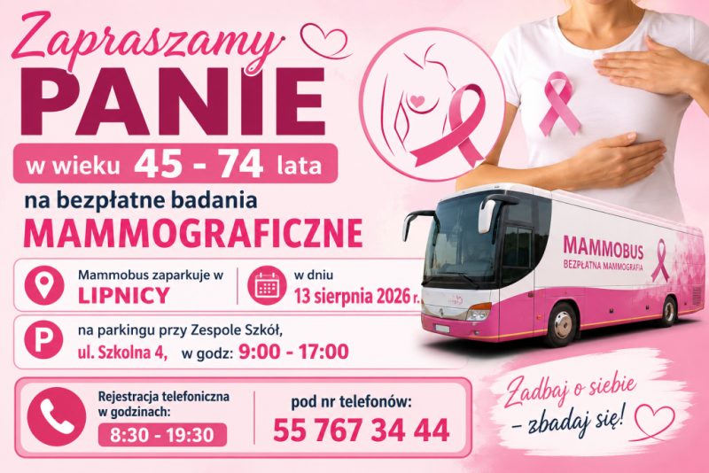 Mammografia Lipnica 2026