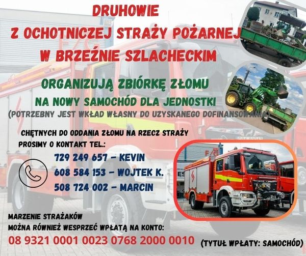 dla druhów OSP Brzeźno Szlacheckie