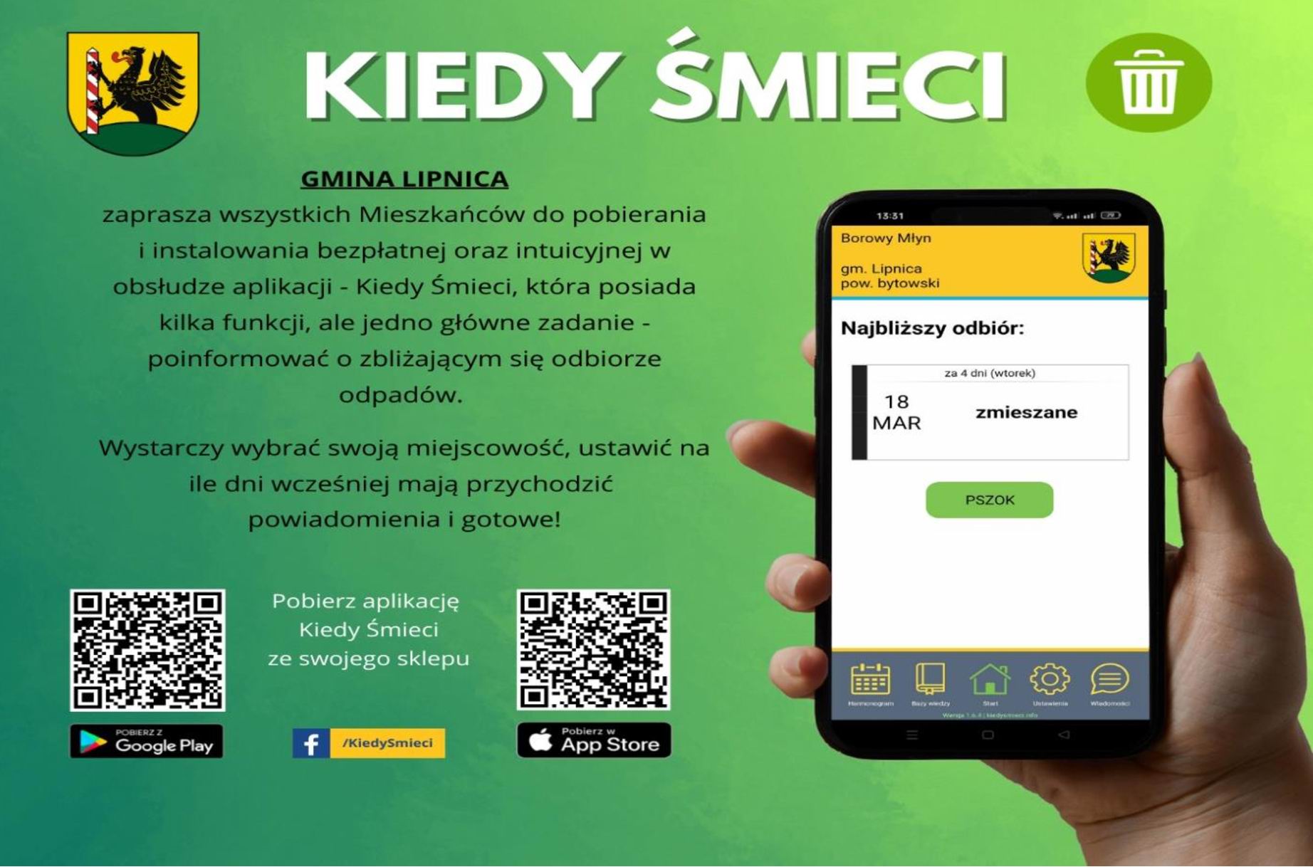 kiedy śmieci lipnica